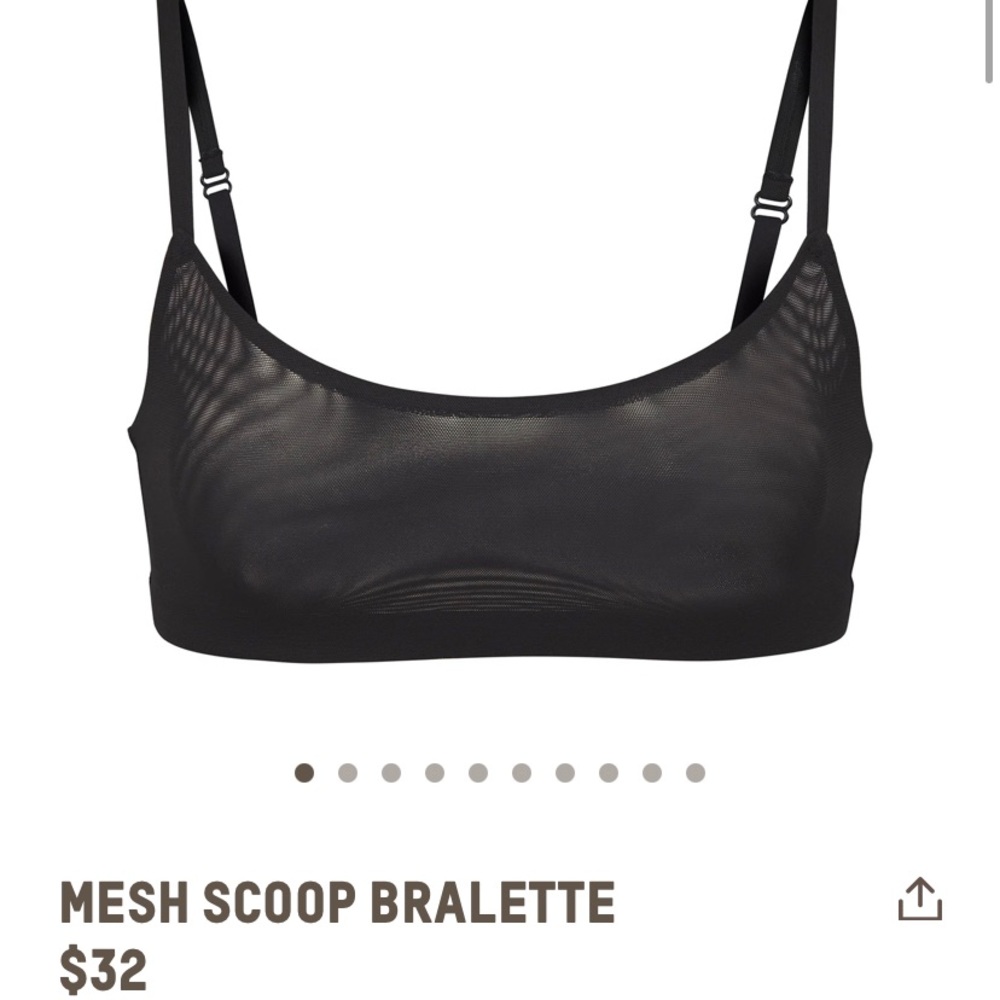 Skims Mesh Scoop Bralette